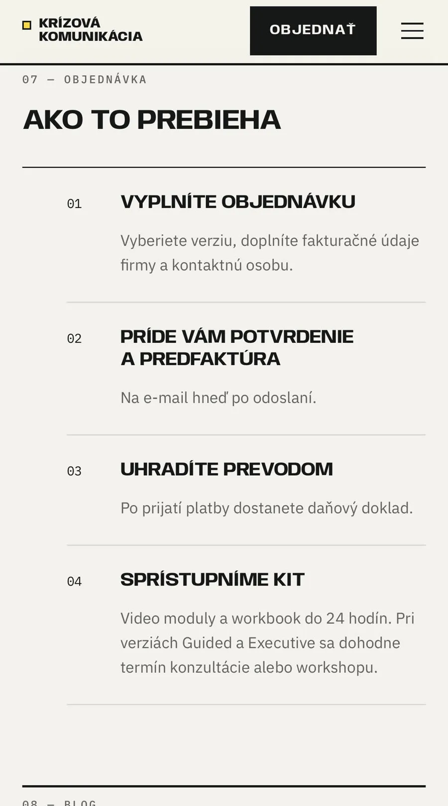 Krízová komunikácia v mobile